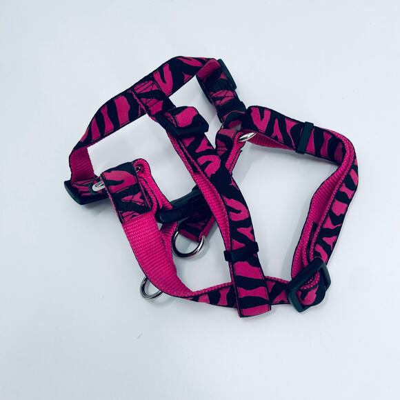 Zebra Print Dog Harness and Chew Toys - Medium Size - Picture 4 of 7